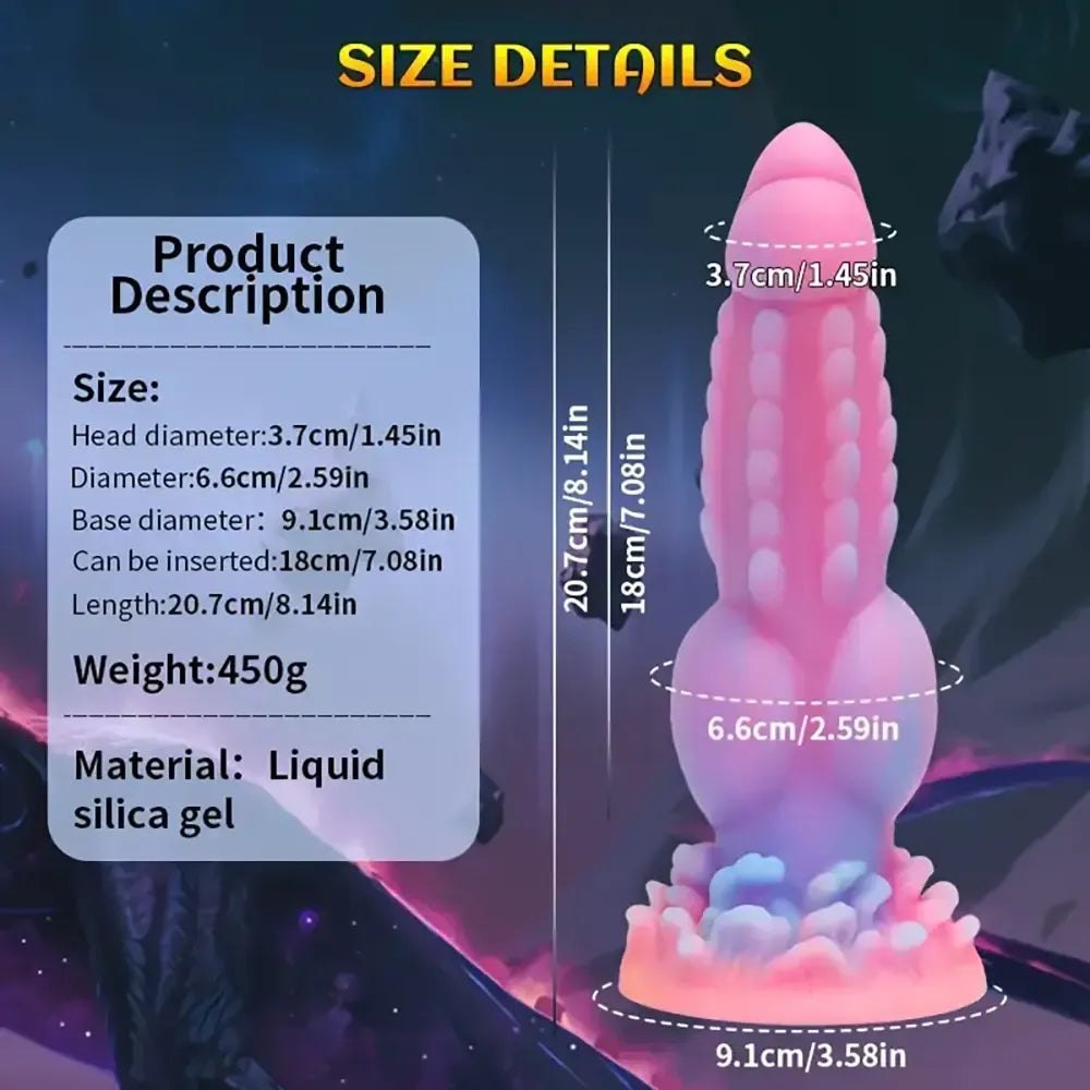 Glowing Fantasy Dildo - Fantasy Monster Dildo
