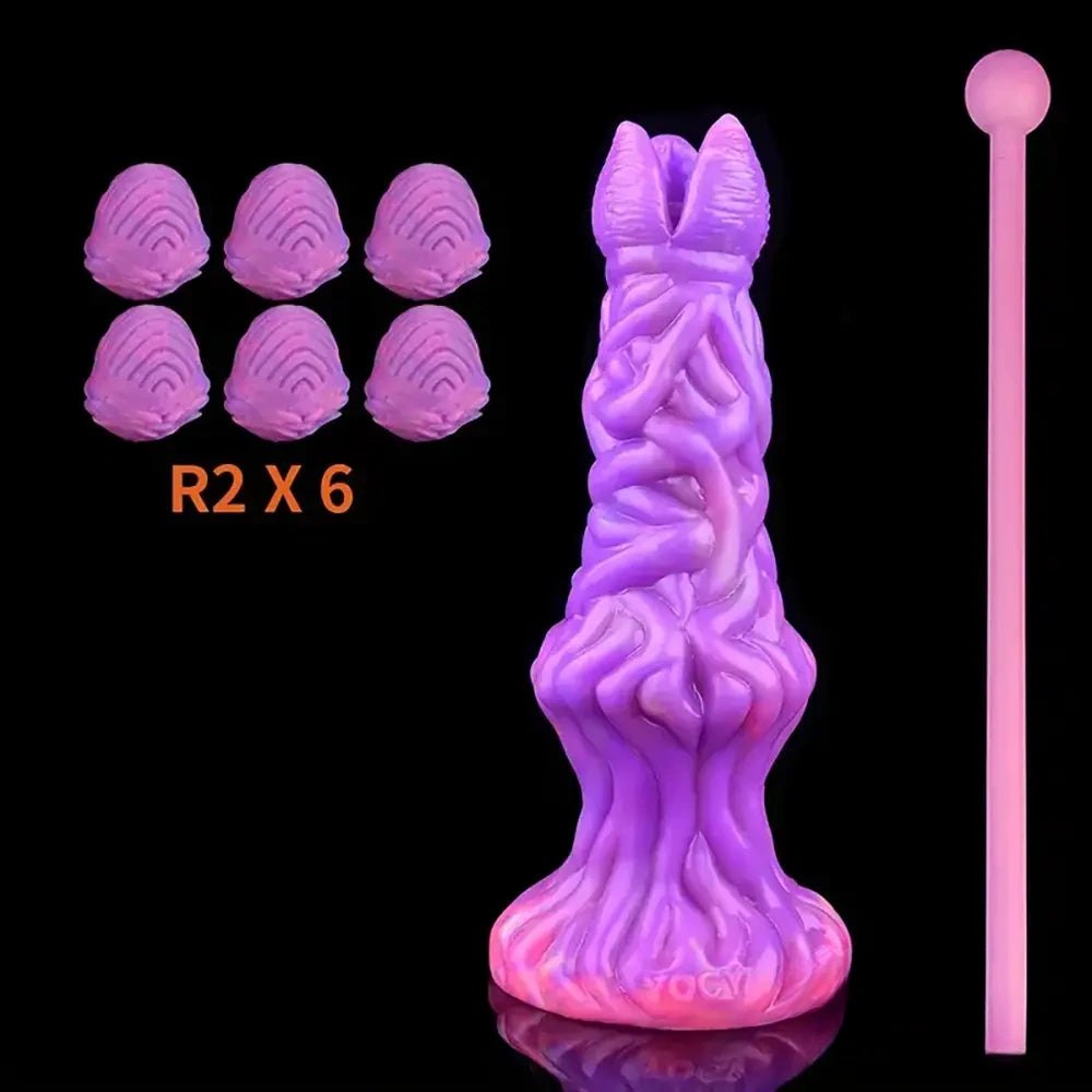 Glowing Ovipositor Fantasy Dildo - Silicone Fantasy Dildo