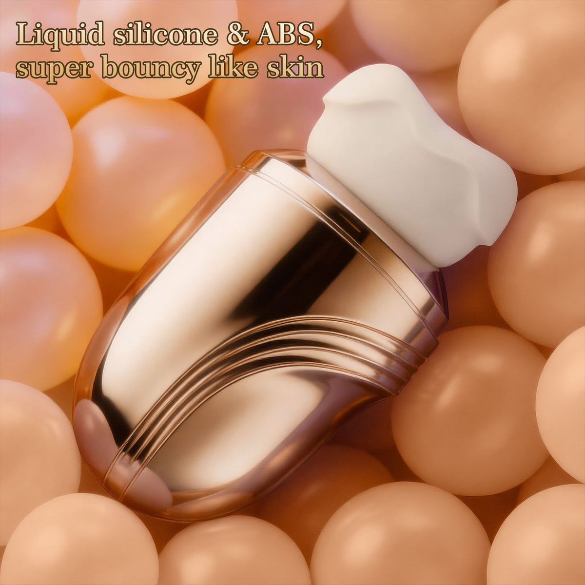 Gold Capsule Licking Stimulator - 5-in-1 Kissing Toy