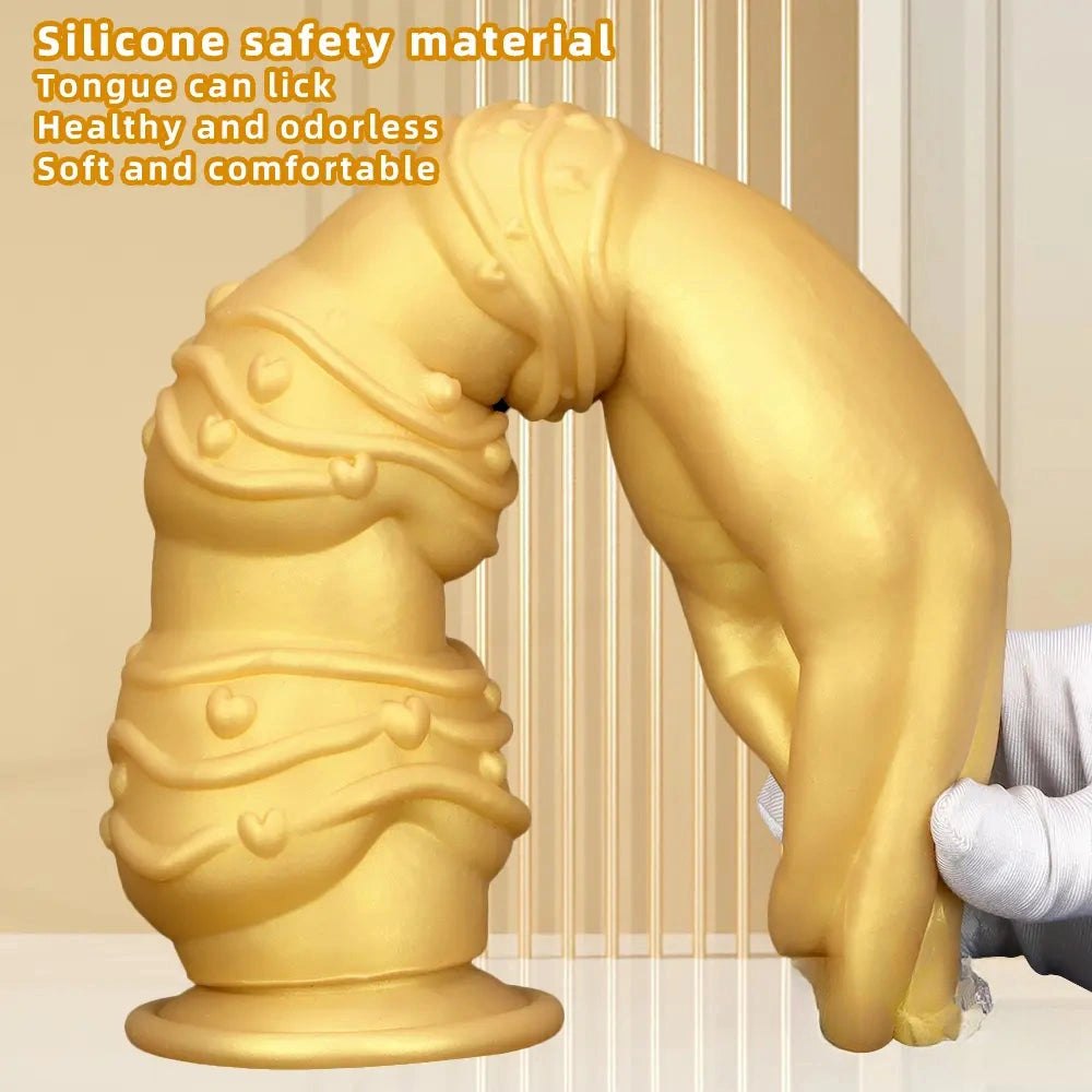 Gold Fist Hand Dildo - Huge Giant Fisting Dildo