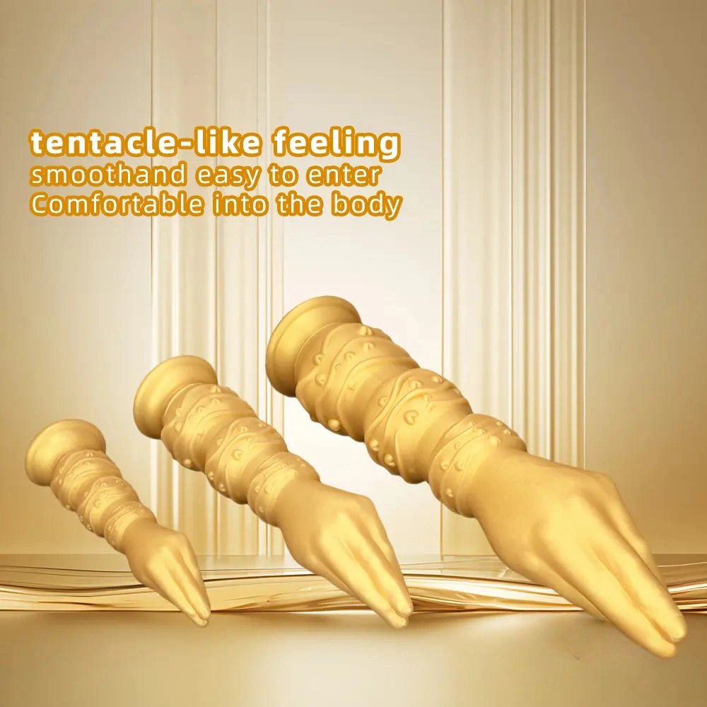 Gold Fist Hand Dildo - Huge Giant Fisting Dildo