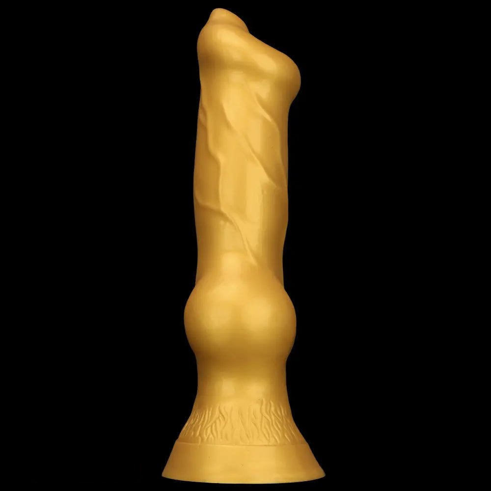 Gold Knot Bulge Large Dildo - Thick Silicone Dildo
