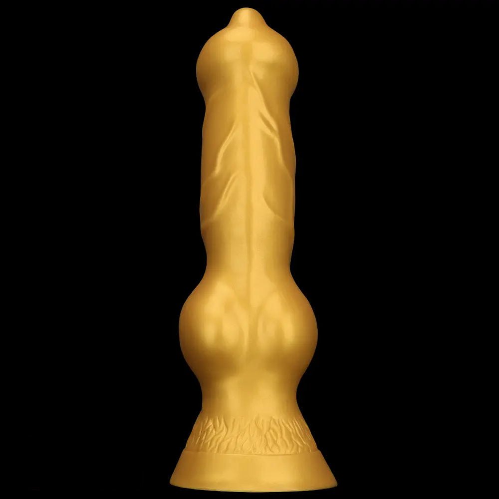 Gold Knot Bulge Large Dildo - Thick Silicone Dildo