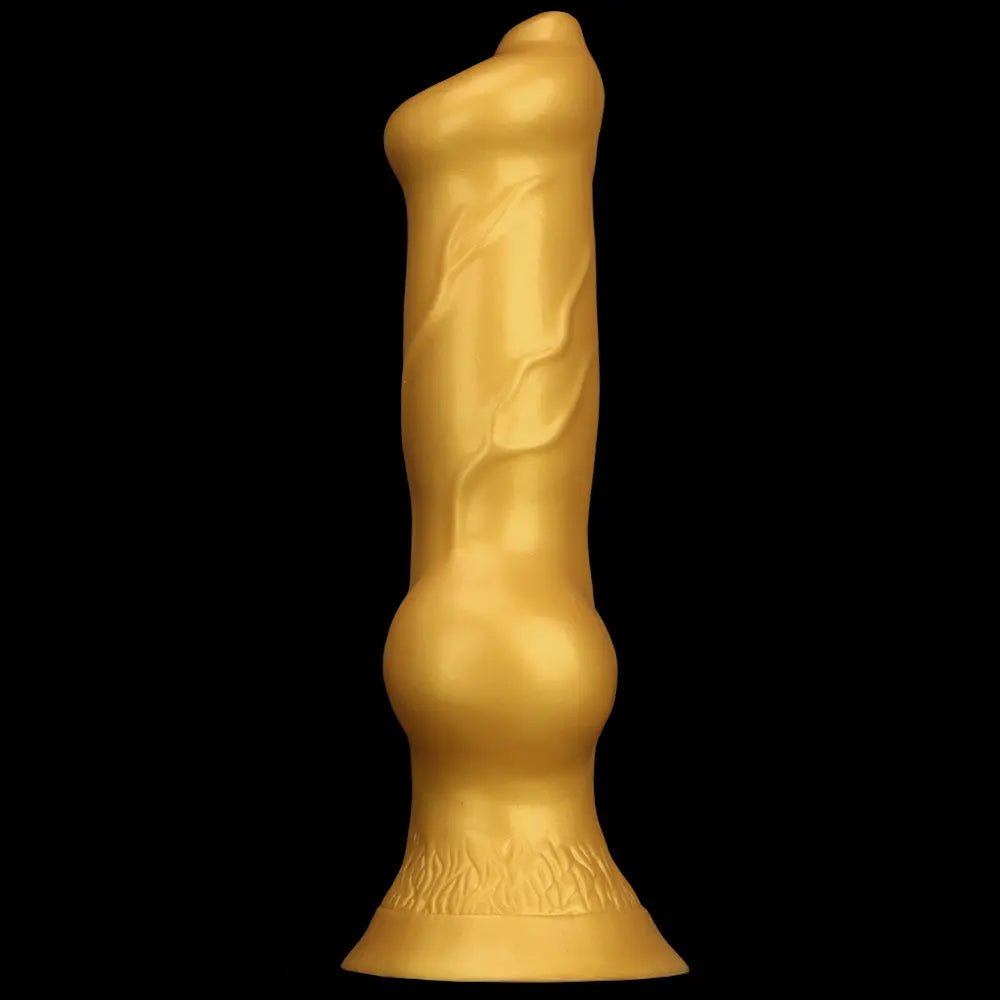 Gold Knot Bulge Large Dildo - Thick Silicone Dildo