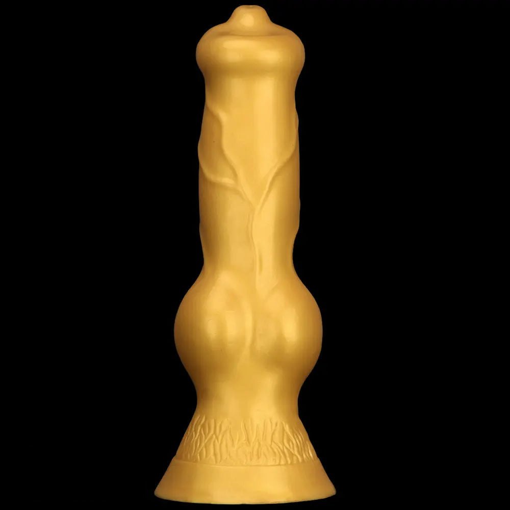 Gold Knot Bulge Large Dildo - Thick Silicone Dildo