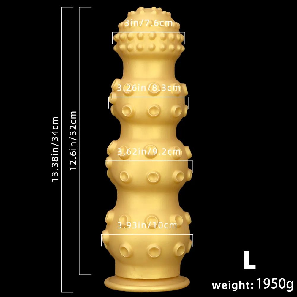 Gold Octopus Fantasy Dildo S/M/L - Suction Cup Toy
