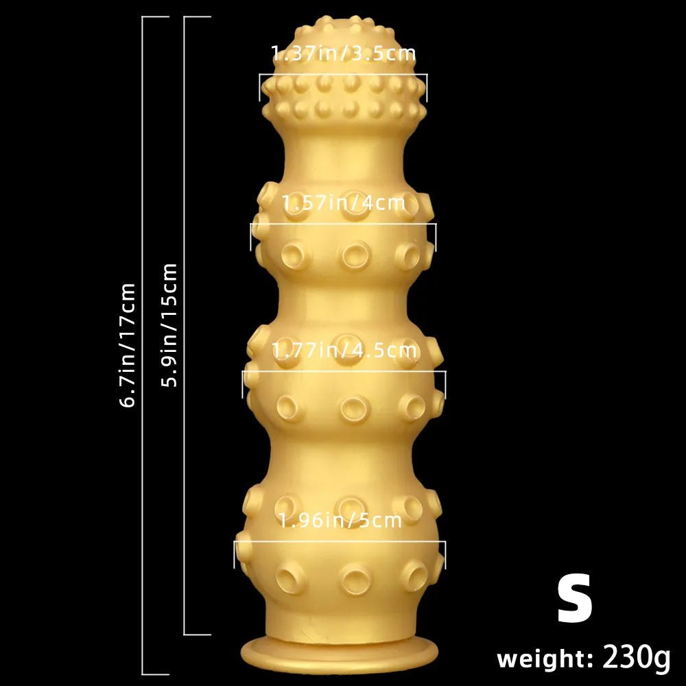 Gold Octopus Fantasy Dildo S/M/L - Suction Cup Toy