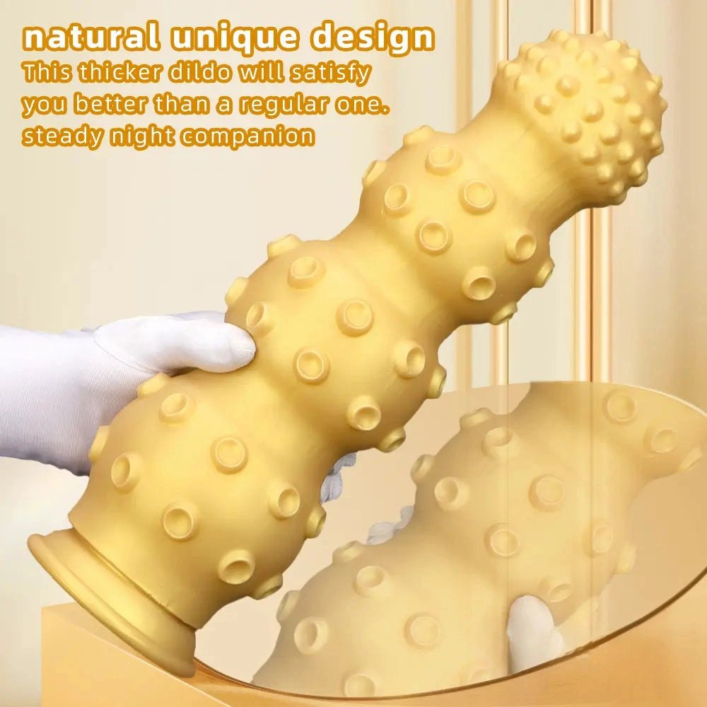 Gold Octopus Fantasy Dildo S/M/L - Suction Cup Toy