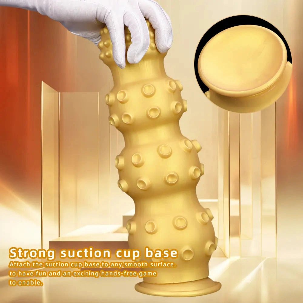 Gold Octopus Fantasy Dildo S/M/L - Suction Cup Toy