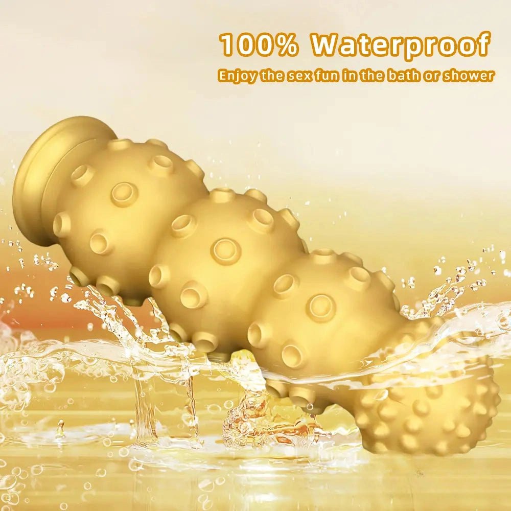 Gold Octopus Fantasy Dildo S/M/L - Suction Cup Toy