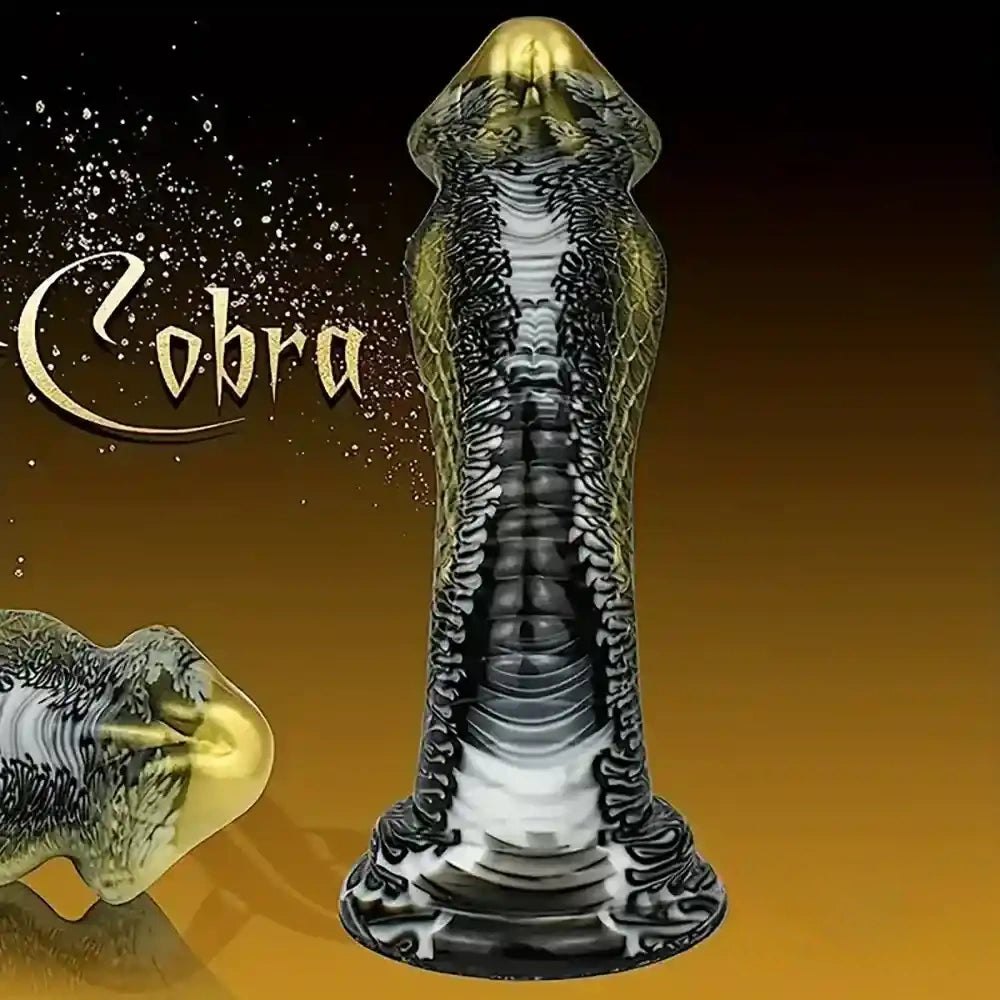Gold Scale Fantasy Dildo - Snake Scale Monster Dildo