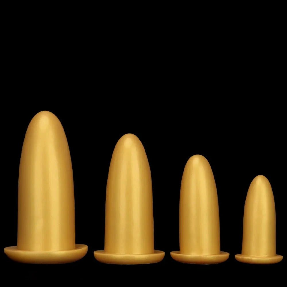 Gold Silicone Missile Dildo - Large Thick Dildo