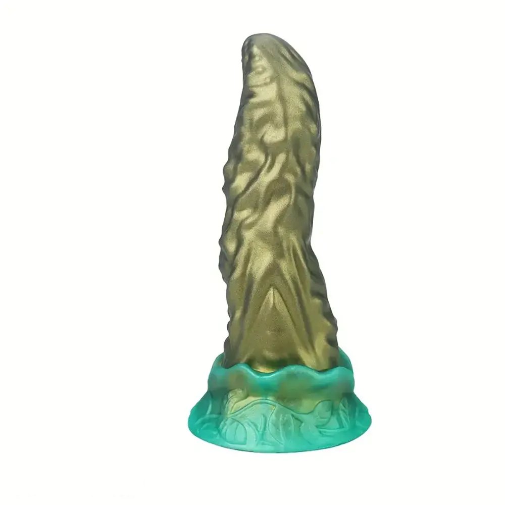 Golden Monster Face Dildo - Fantasy Monster Dildo