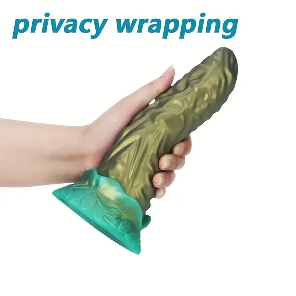 Golden Monster Face Dildo - Fantasy Monster Dildo