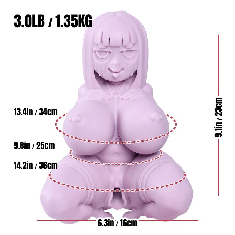 Goth Girl Anime Torso Masturbator - Male Masturbator Torso
