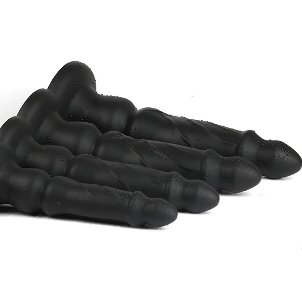 Graduated Anal Training Dildo - Suction Base, S to XL