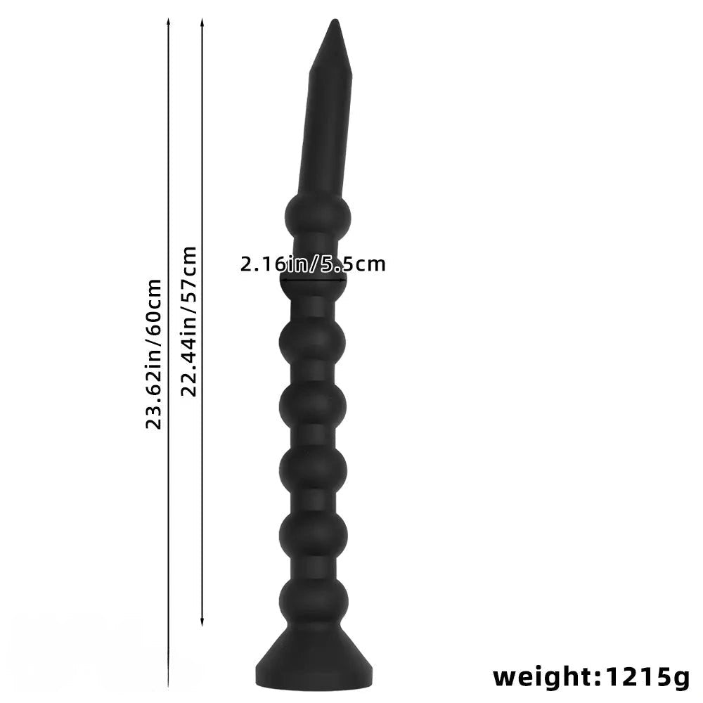 Graduated Beads Anal Dildo - Large Thick Huge Dildo
