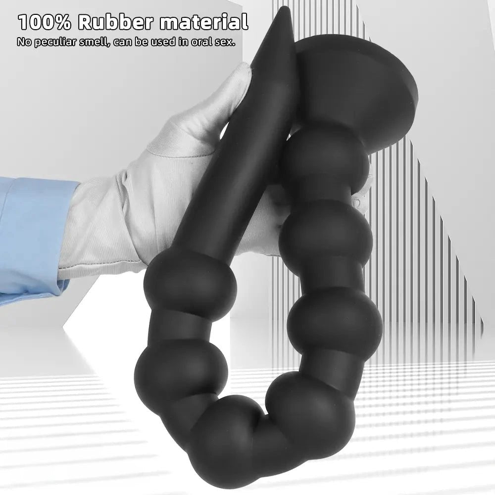 Graduated Beads Anal Dildo - Large Thick Huge Dildo
