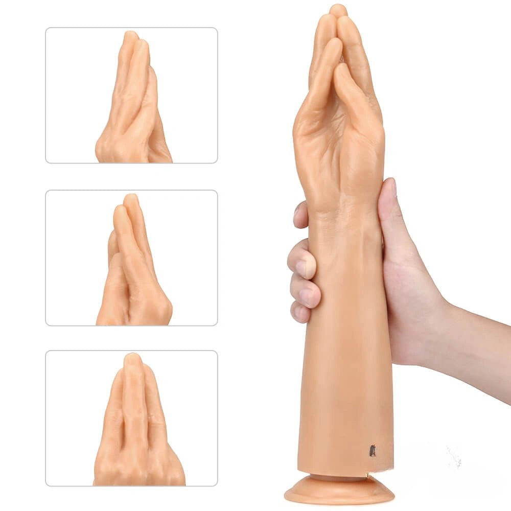 Graduated Fist Dildo - Large PVC Fisting Dildo 14.7in