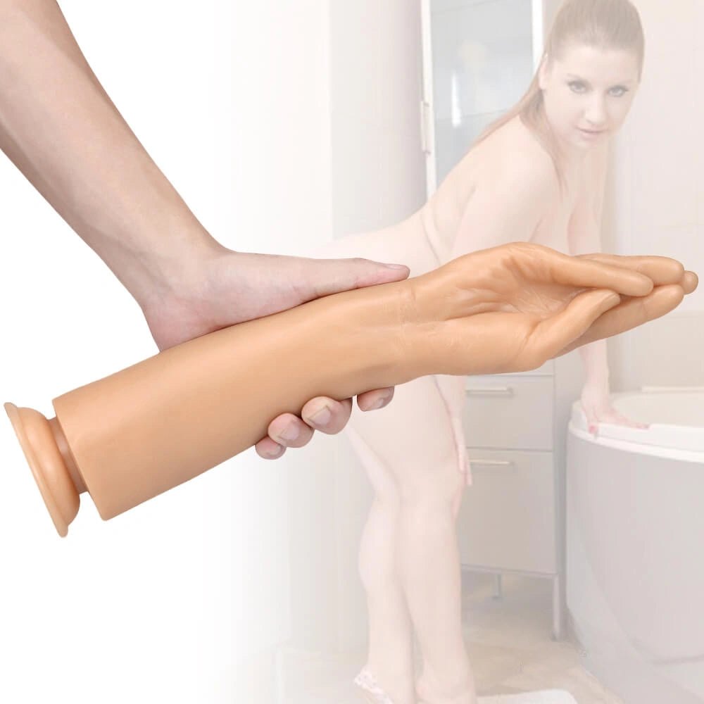 Graduated Fist Dildo - Large PVC Fisting Dildo 14.7in