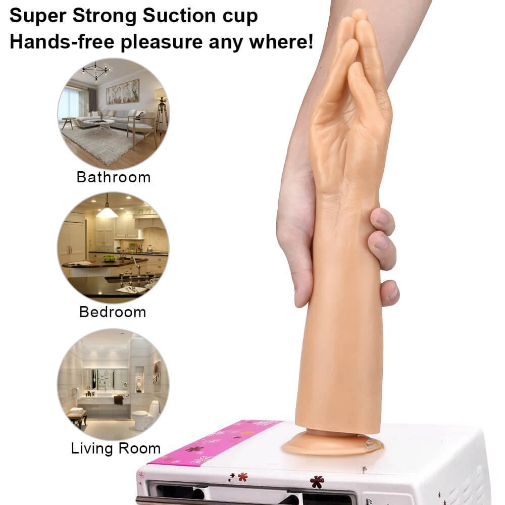 Graduated Fist Dildo - Large PVC Fisting Dildo 14.7in