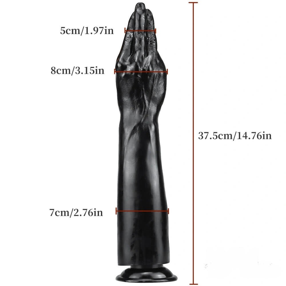 Graduated Fist Dildo - Large PVC Fisting Dildo 14.7in