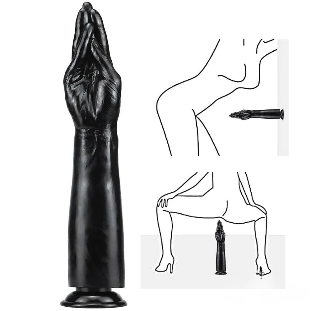 Graduated Fist Dildo - Large PVC Fisting Dildo 14.7in