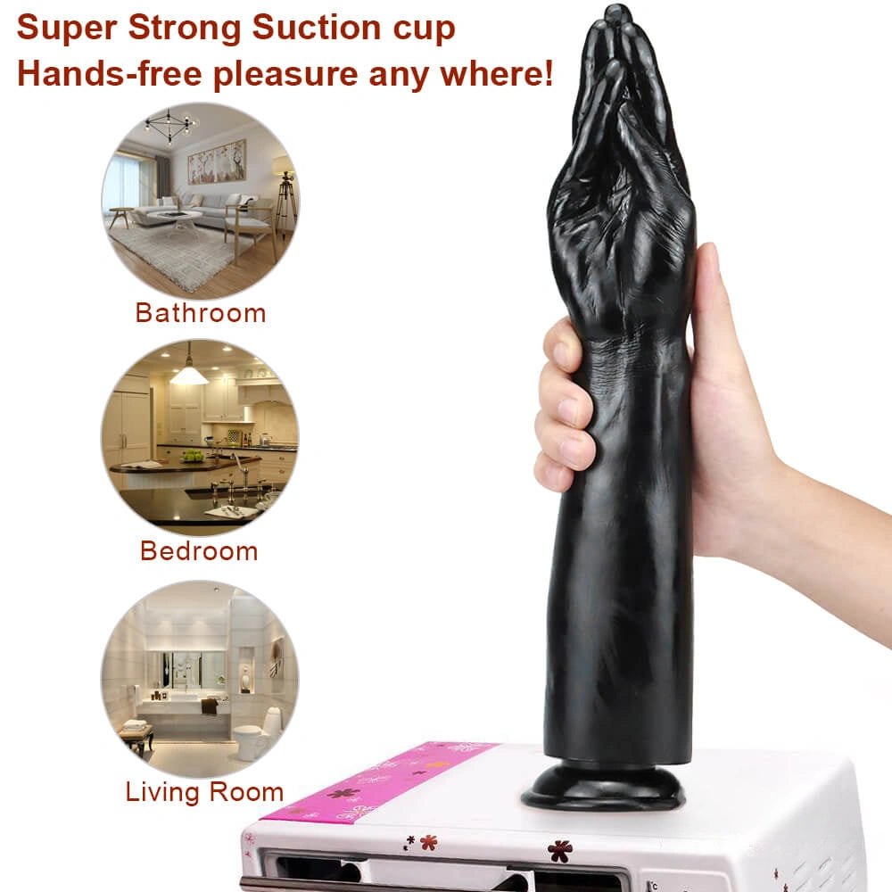 Graduated Fist Dildo - Large PVC Fisting Dildo 14.7in