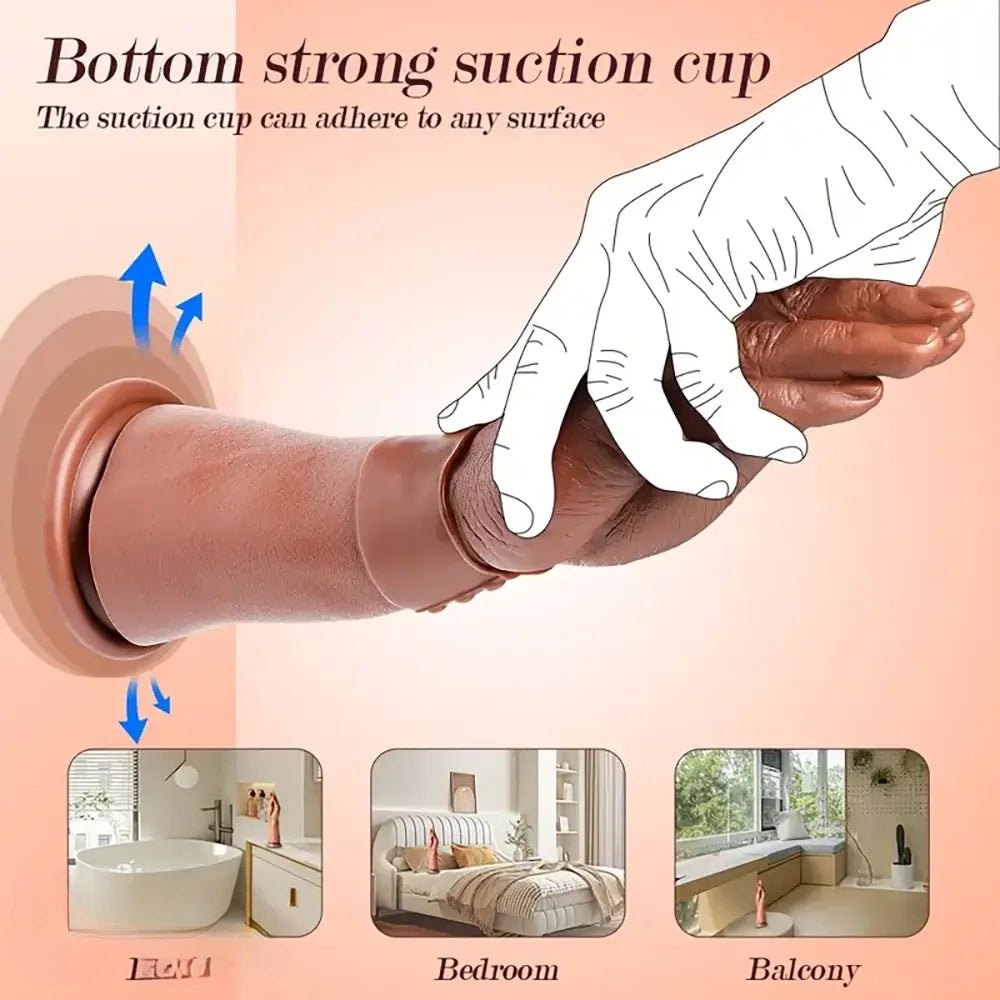Graduated Fist Dildo 11.22 in - Large Thick Dildo