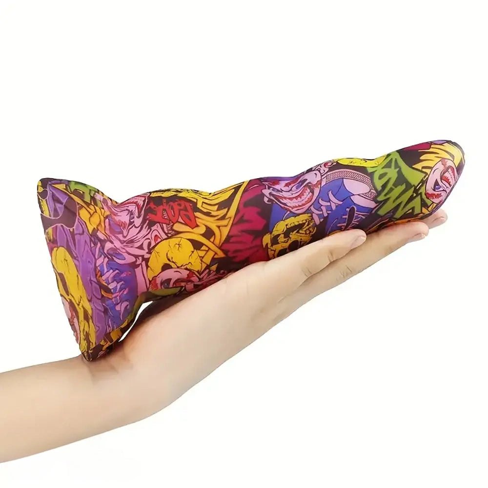 Graffiti Twist Fantasy Dildo - Colorful Dragon Dildo Design