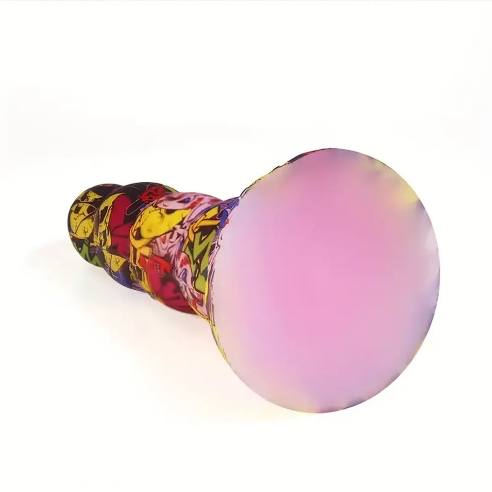 Graffiti Twist Fantasy Dildo - Colorful Dragon Dildo Design