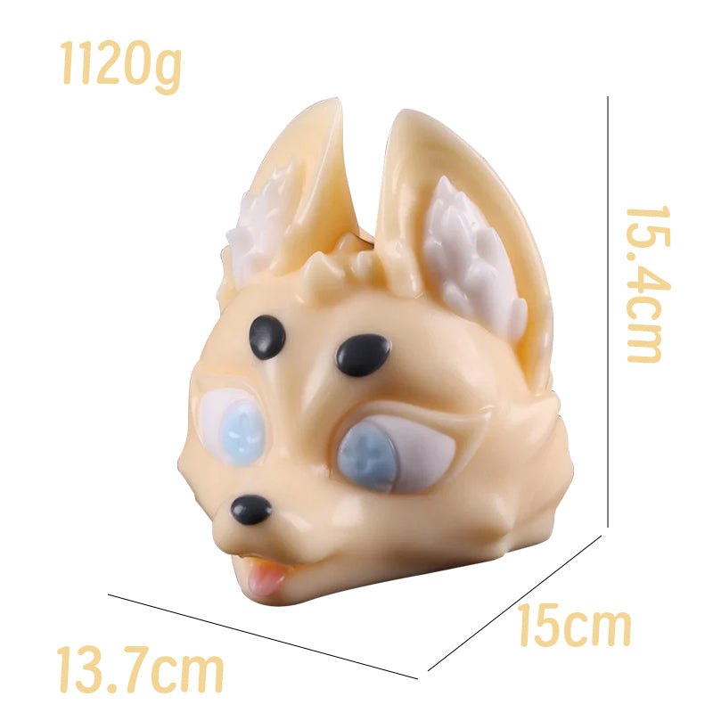 Gray Fantasy Dragon Head Stroker - Male Masturbator