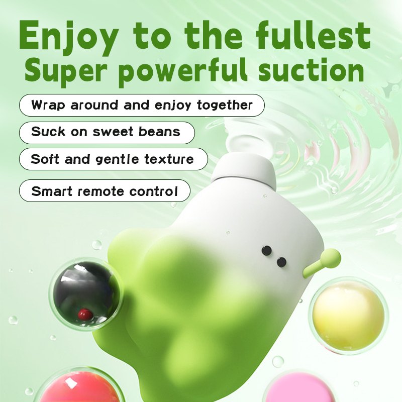 Green 2-in-1 Suction Telescopic Wand - Clit Sucking Vibrator