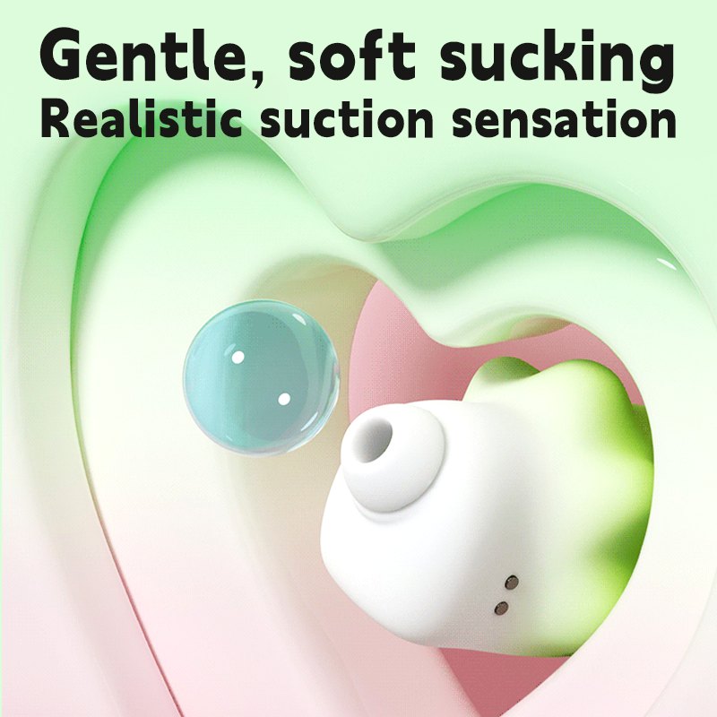 Green 2-in-1 Suction Telescopic Wand - Clit Sucking Vibrator