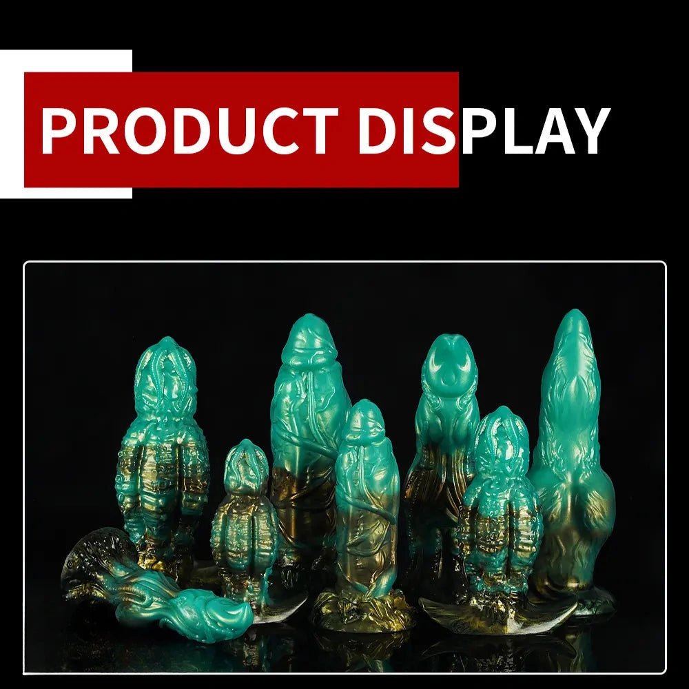 Green Knotted Animal Dildo - Fantasy Knot Animal Dildo