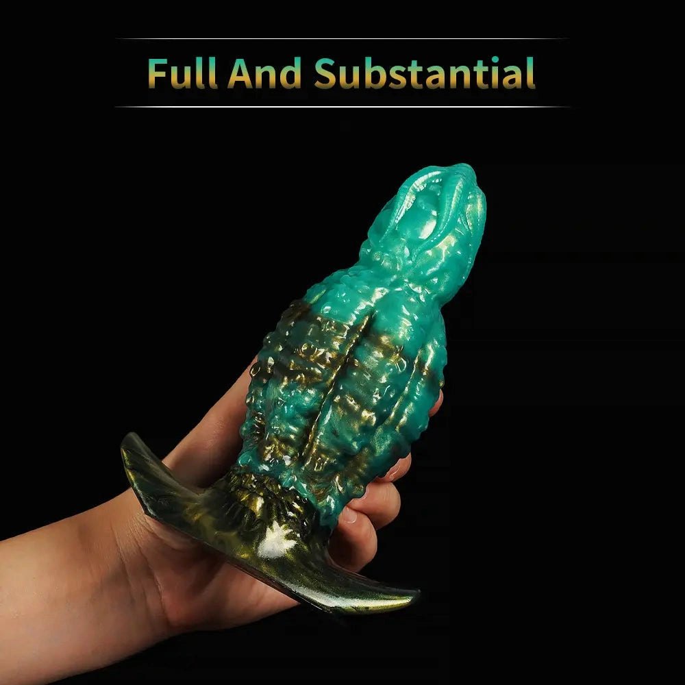 Green Knotted Animal Dildo - Fantasy Knot Animal Dildo