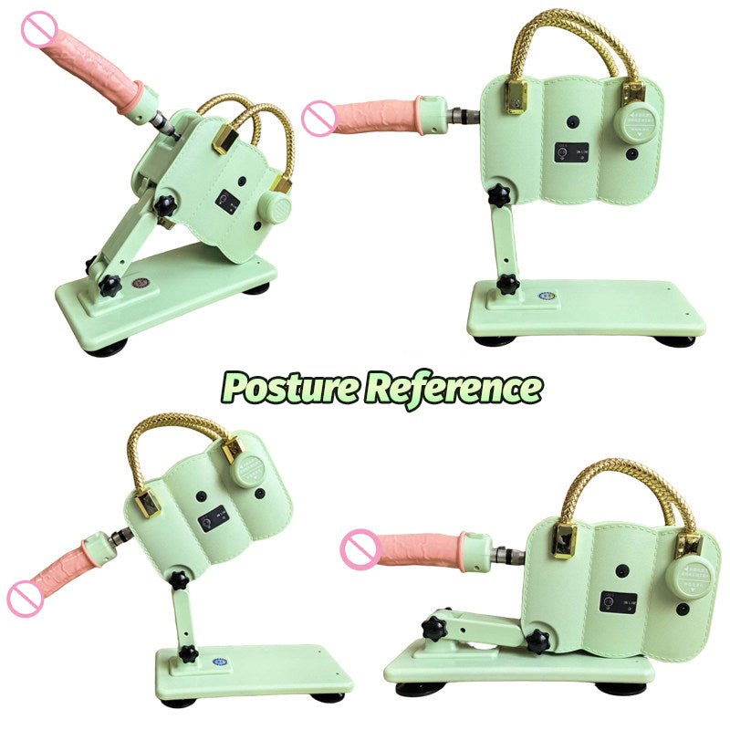 Green Portable Retractable Sex Machine - Mechanical Sex Machine