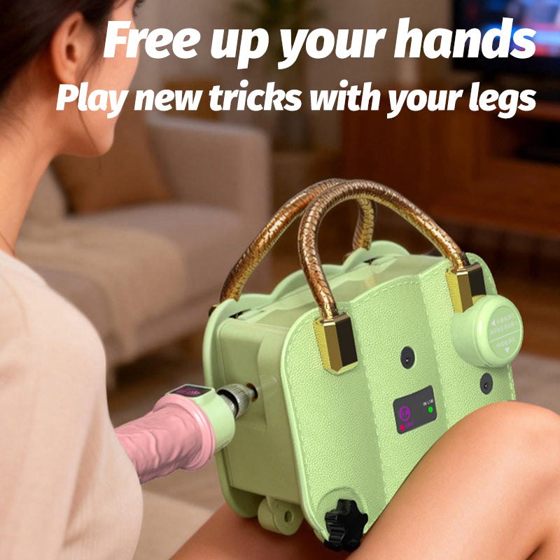 Green Portable Retractable Sex Machine - Mechanical Sex Machine