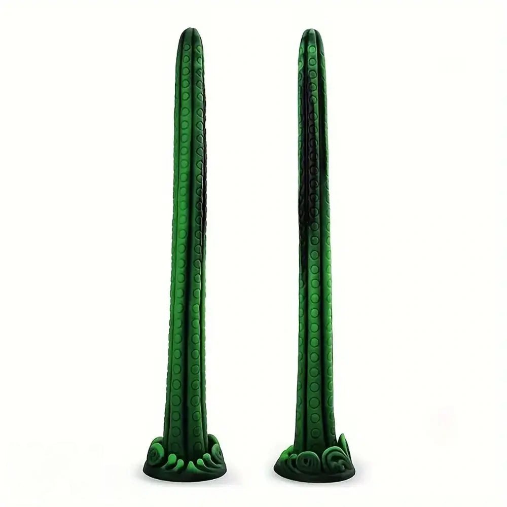 Green Tentacle Fantasy Dildo - Large Thick Huge Dildo