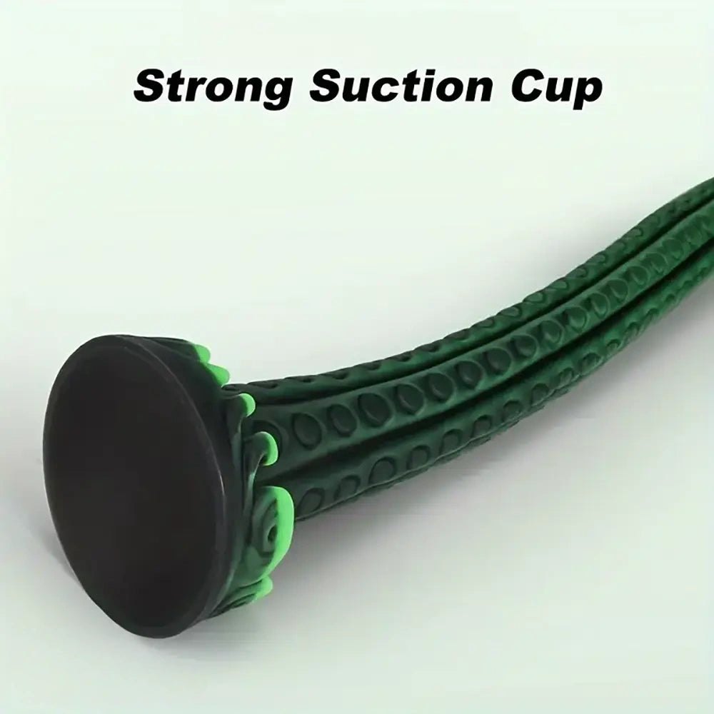 Green Tentacle Fantasy Dildo - Large Thick Huge Dildo