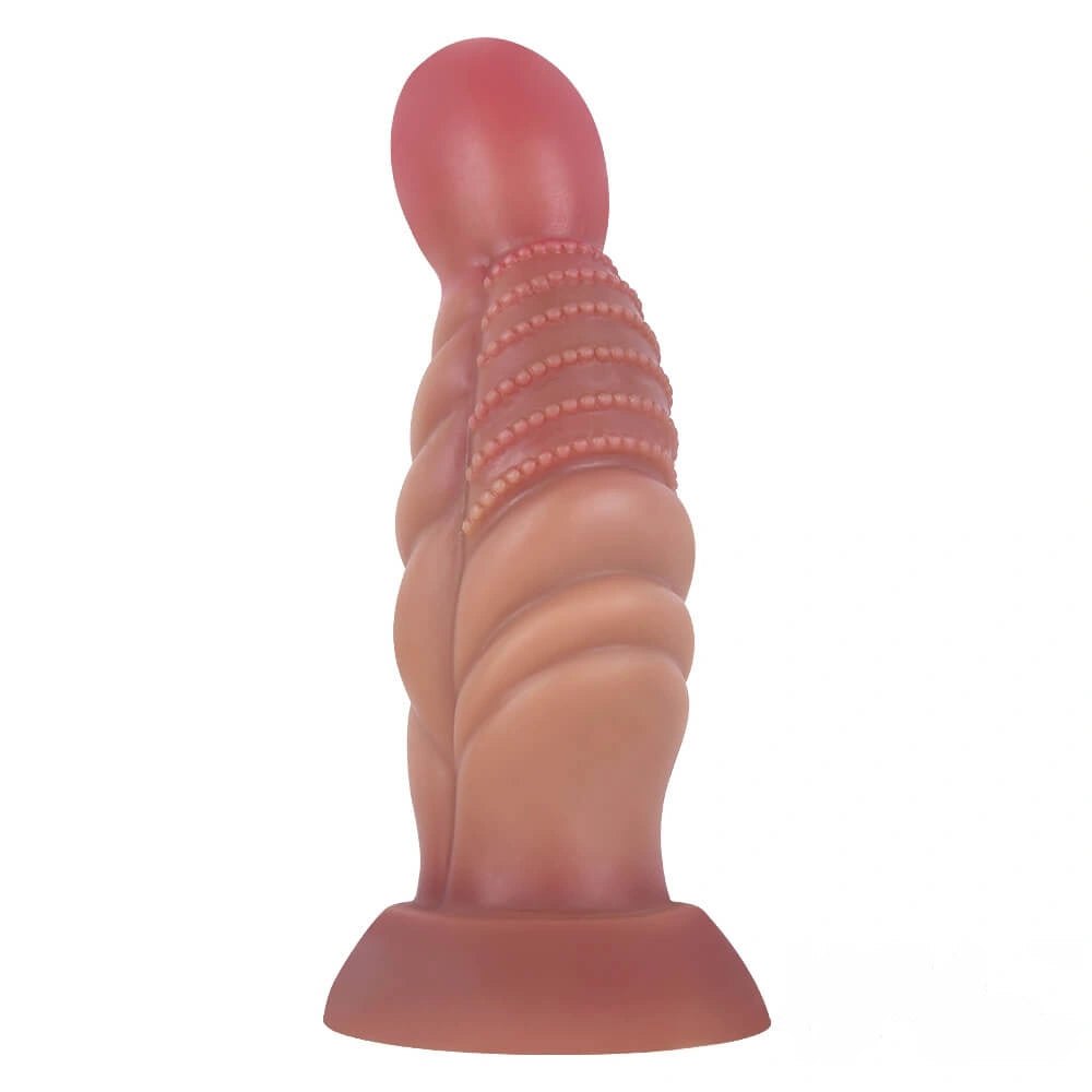 Grenade Head Fantasy Dildo - Ribbed Monster Dildo
