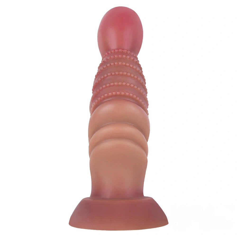 Grenade Head Fantasy Dildo - Ribbed Monster Dildo