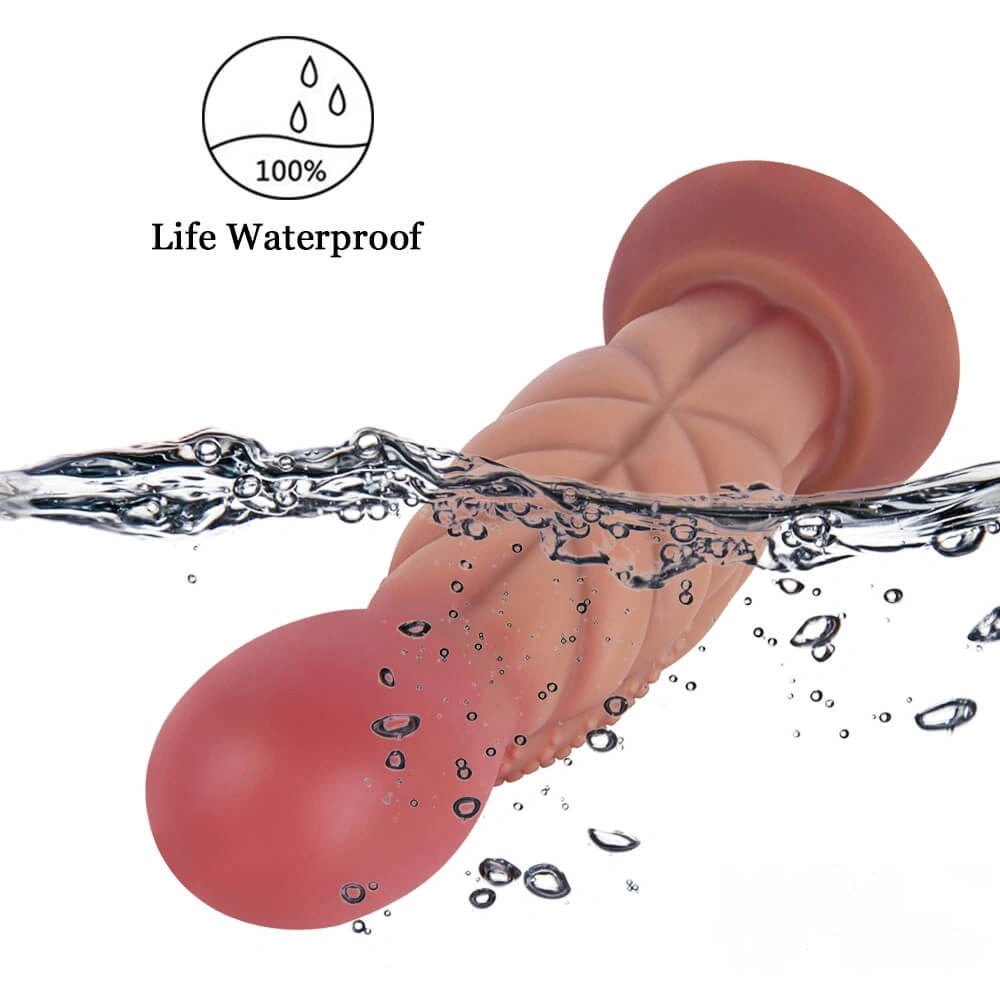 Grenade Head Fantasy Dildo - Ribbed Monster Dildo
