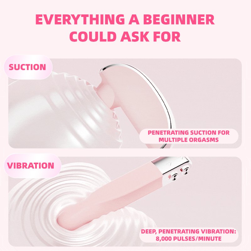 Guitar Charm Suction Vibrator - Clitoral Suction Vibrator
