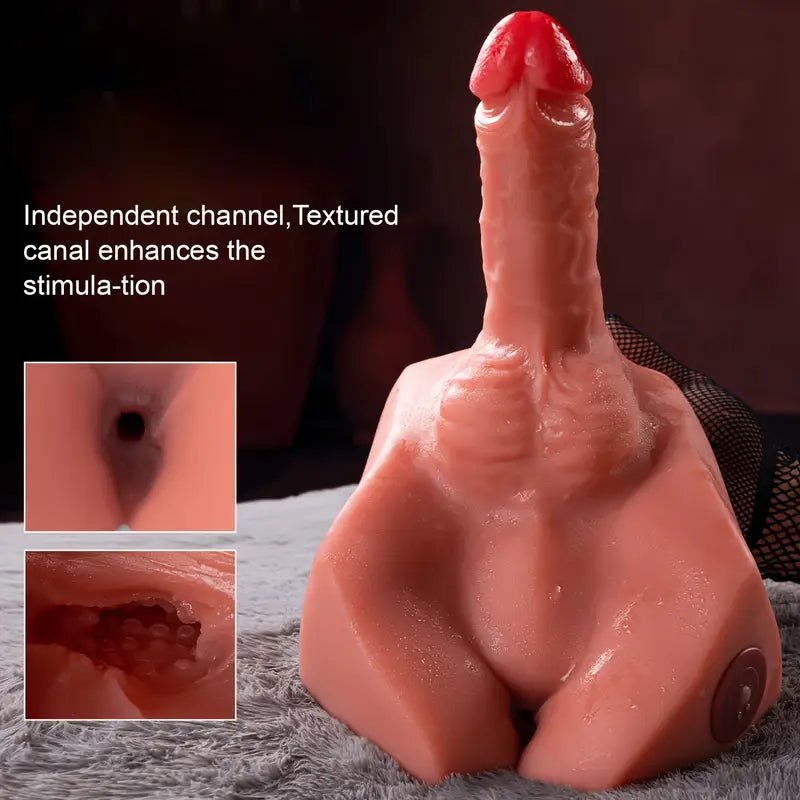5.66lb Half Torso Doll, Thrusting - Male Sex Doll