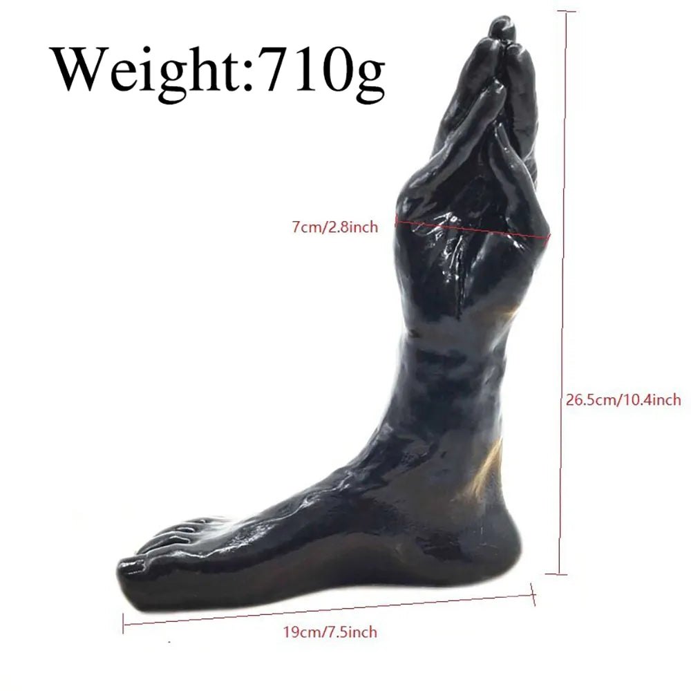 Hand and Foot Shaped Fantasy Dildo - Big Dildo