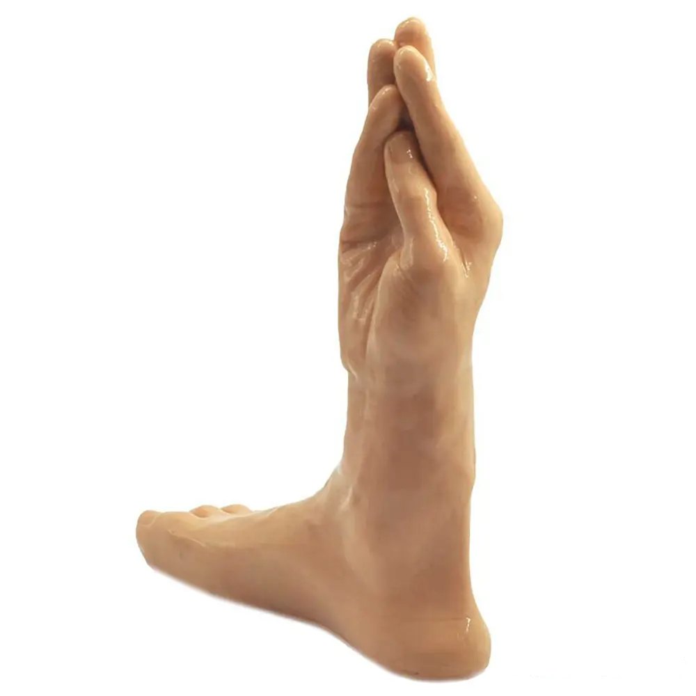 Hand and Foot Shaped Fantasy Dildo - Big Dildo