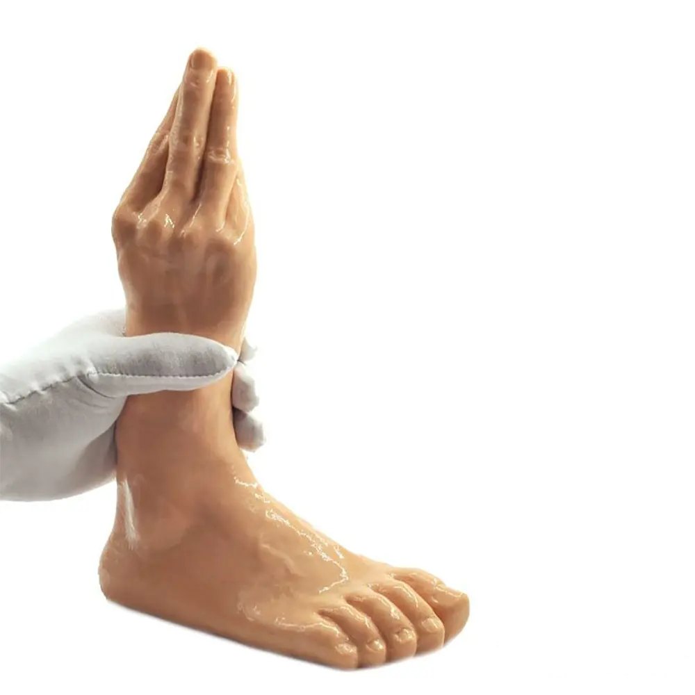 Hand and Foot Shaped Fantasy Dildo - Big Dildo