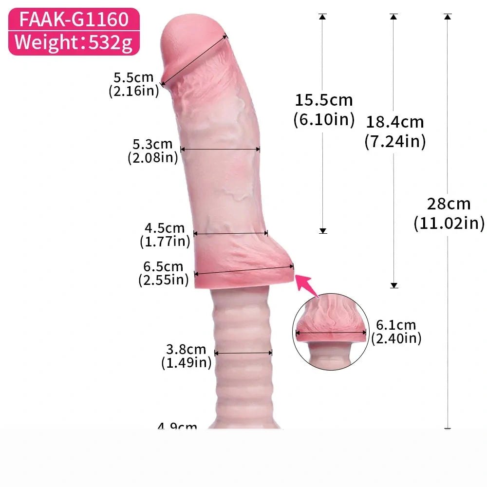 Handheld Grip Cock Dildo - Realistic Handheld Dildo