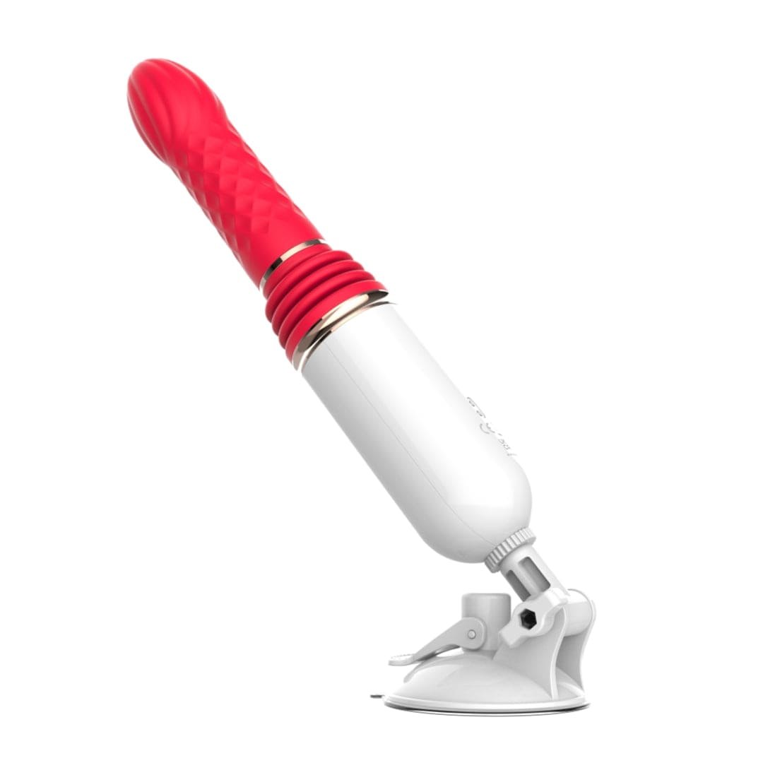 Hands-Free Thrusting Suction Vibrator - Suction Cup Sex Machine